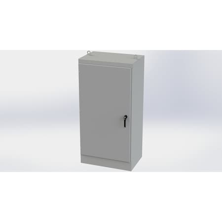 Saginaw Control & Engineering 3 Point Latch with Padlock/Keylock Handle Electrical Enclosures, 72 in H, 24 in D, 36 in W SCE-723624FS